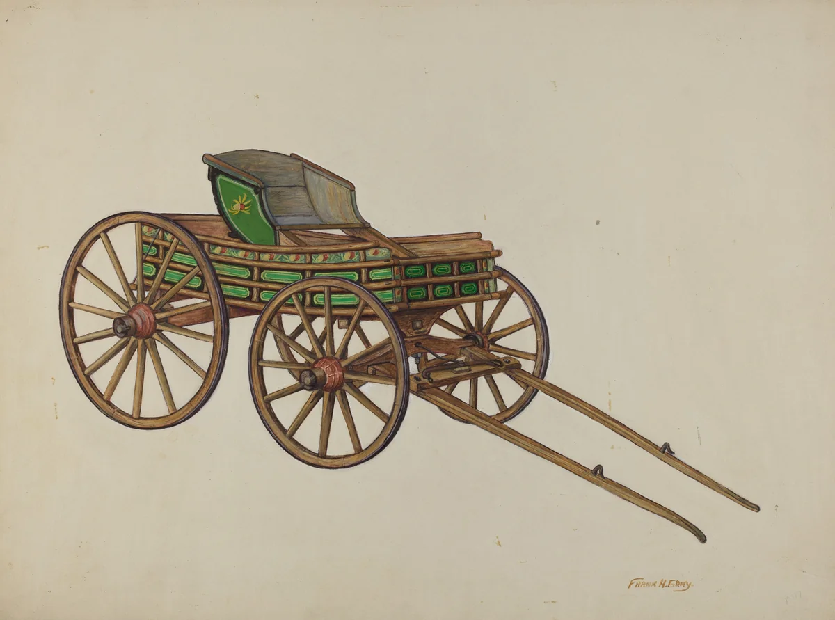 Pennsylvania Buckboard by Frank Gray, index of american design, 1938