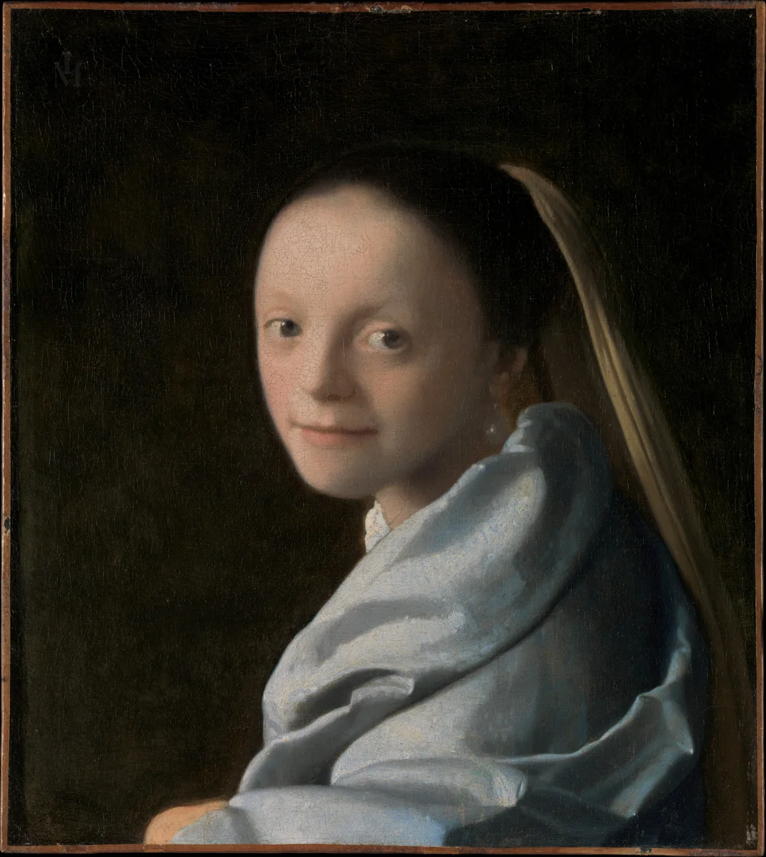 Study of a Young Woman by Johannes Vermeer, painting, 1665-1667