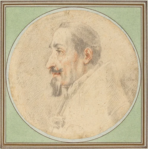Pope Alexander VII by Andrea Sacchi, drawing, 1599-1661