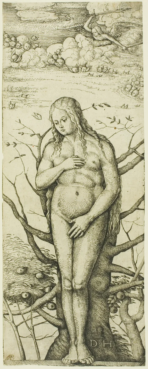 Eve by Daniel Hopfer, print, 1490-1536