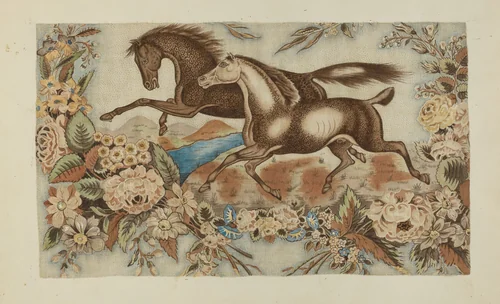 Printed Chintz by Hubbell McBride, index of american design, 1939