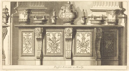 Livre de Tables by Pierre Lepautre, print, 1660-1744