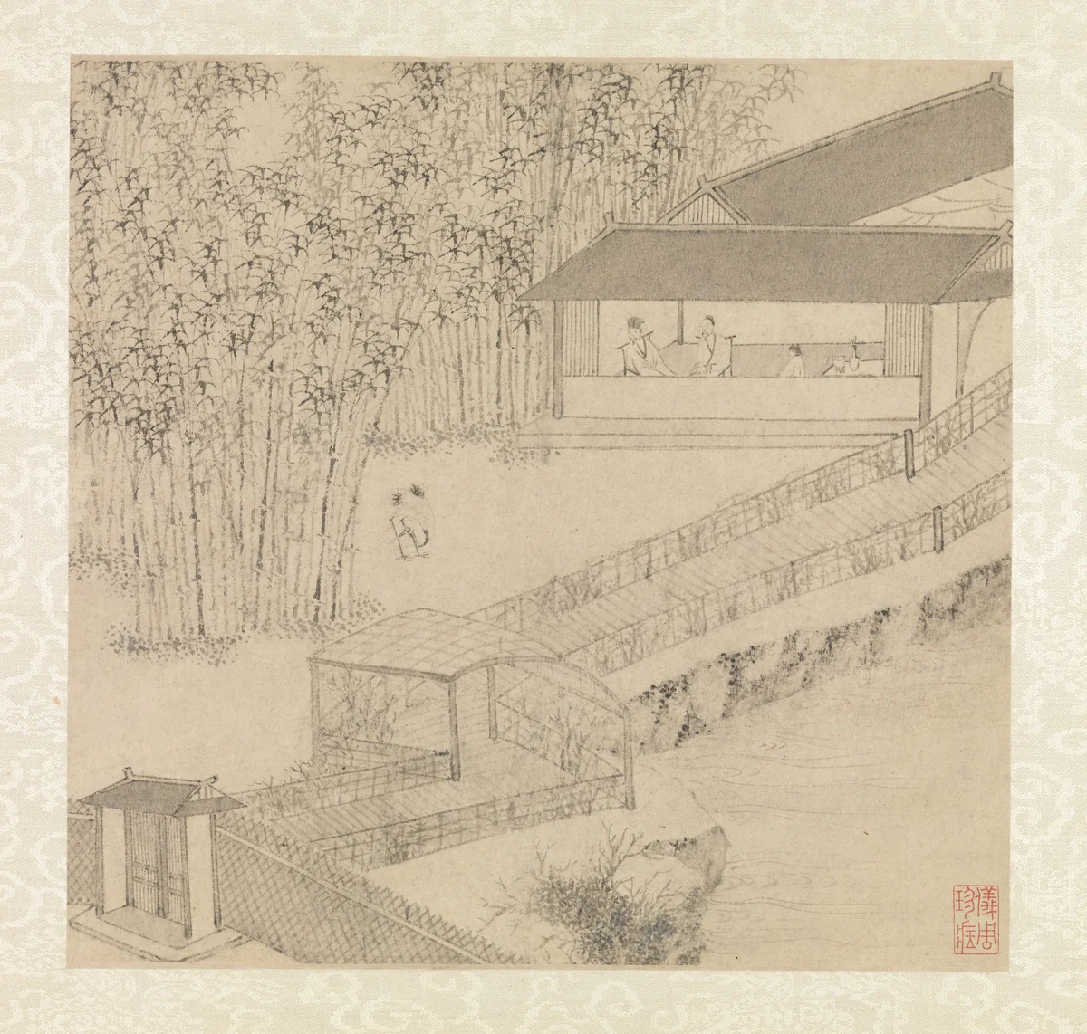 Garden of the Inept Administrator by Wen Zhengming (文徵明), painting, 1551