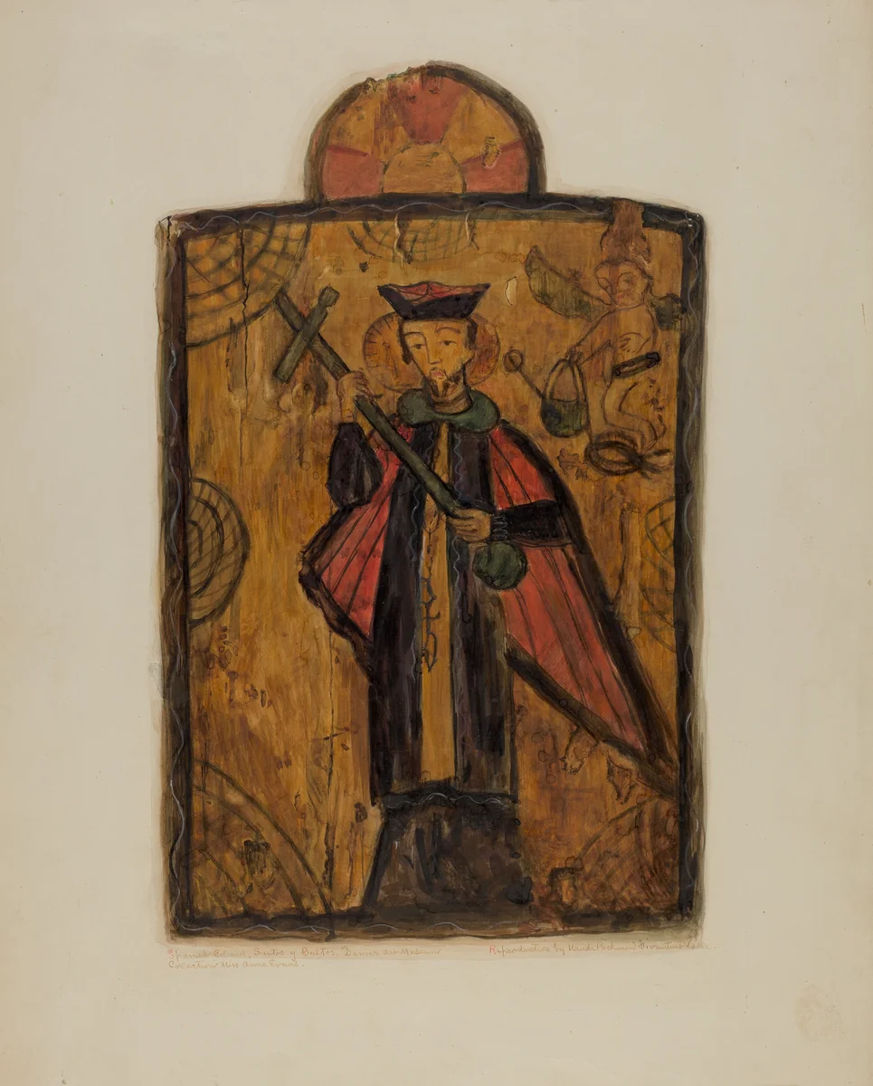 Santo by Maude Valle, index of american design, 1936