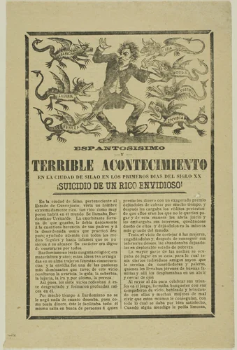Shocking and Terrible Occurrence by José Guadalupe Posada, print, 1871-1913