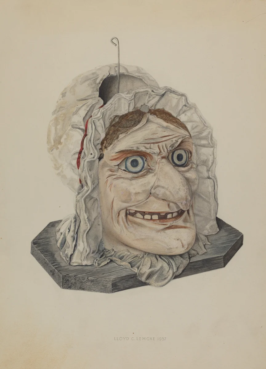 Witch Lantern by Lloyd Charles Lemcke, index of american design, 1937