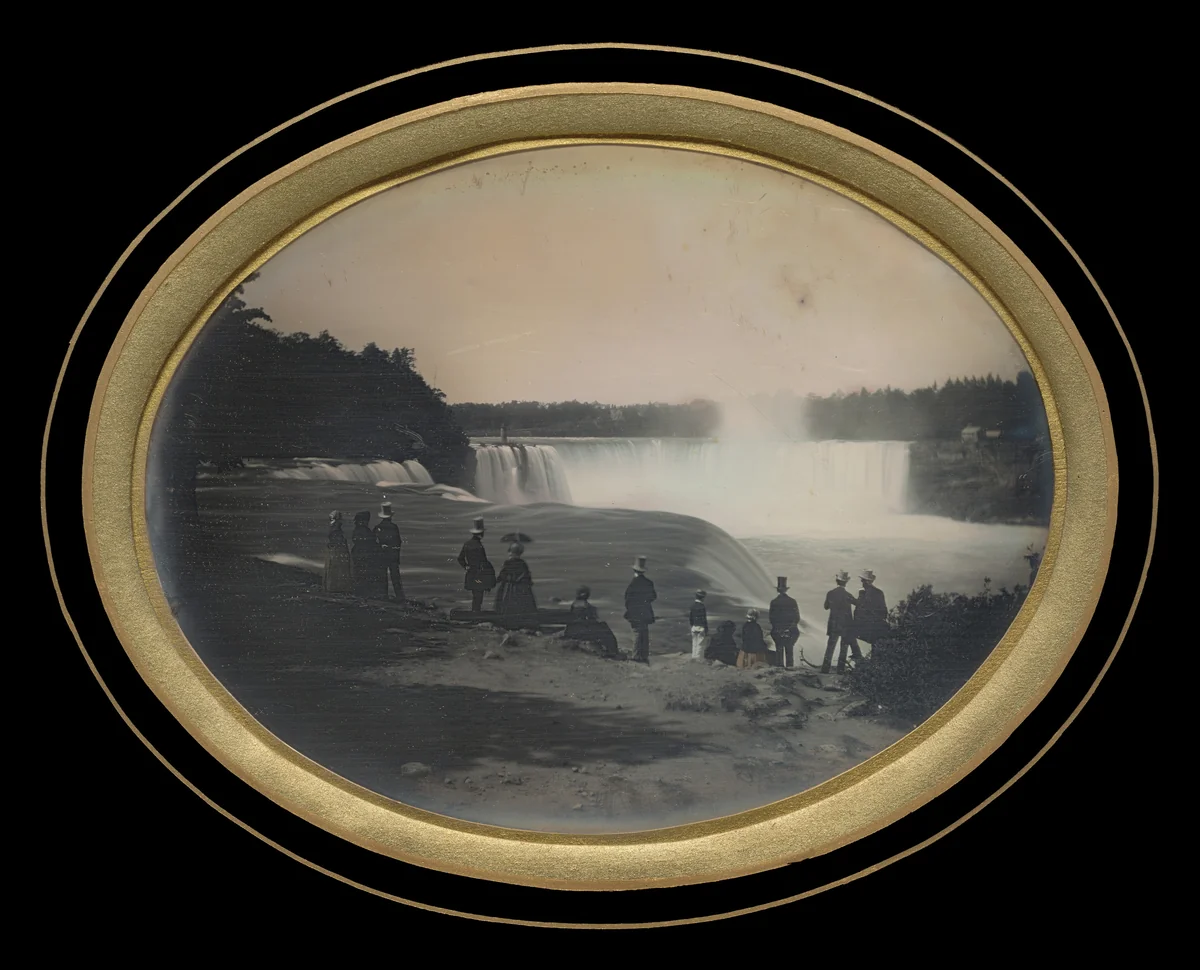 Niagara Falls by Platt D. Babbitt, photograph, 1850-1860