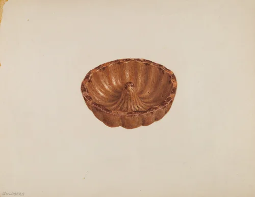 "Turk's Head" Mold by Isadore Goldberg, index of american design, 1940