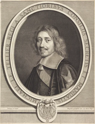 Chancellor Michel Le Tellier by Robert Nanteuil, print, 1661