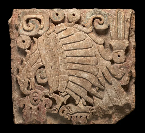 Eagle relief by Toltec artist(s), sculpture, 900-1200