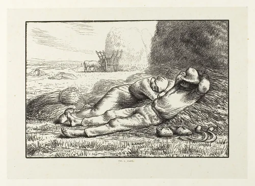 Noon by Jacques Adrien Lavieille, print, 1860