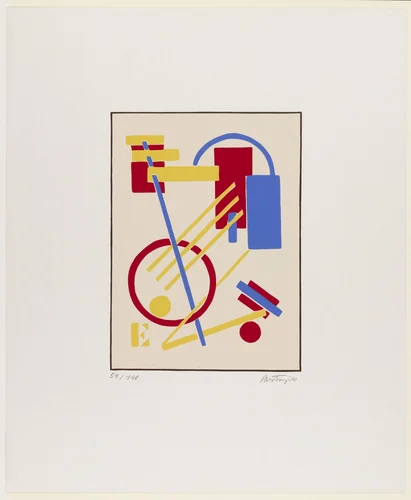 Untitled from Album MA by Sándor Bortnyik, print, 1921