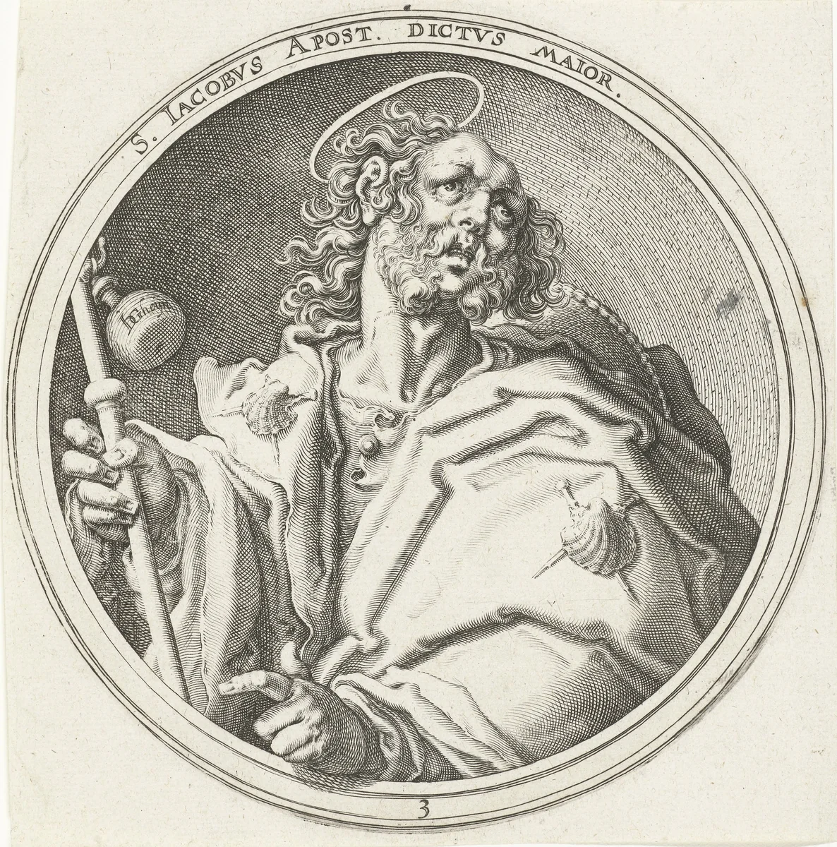 H. Jacobus der Meerdere by Zacharias Dolendo, print, 1596