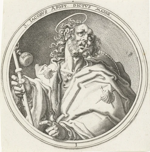 H. Jacobus der Meerdere by Zacharias Dolendo, print, 1596