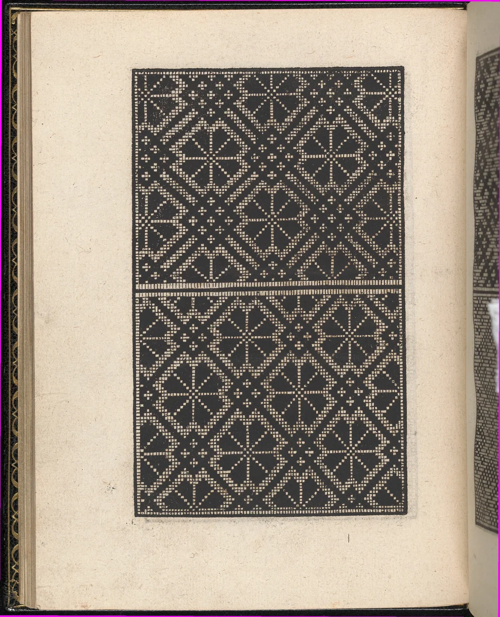 Page from Ein new kunstlich Modelbuch...(Page 31v) by Peter Quentel, book, 1544