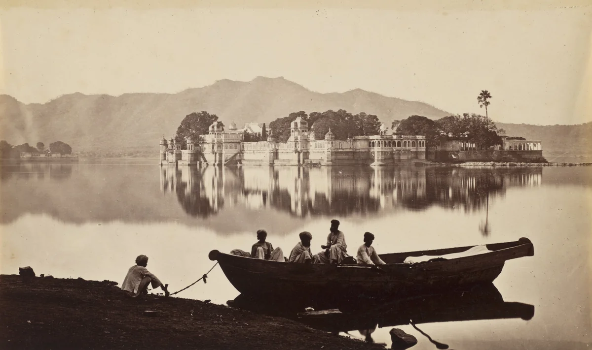 Jagmandir: Water Palace at Udaipur by Colin Murray, photograph, 1872