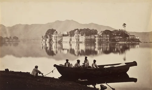 Jagmandir: Water Palace at Udaipur by Colin Murray, photograph, 1872