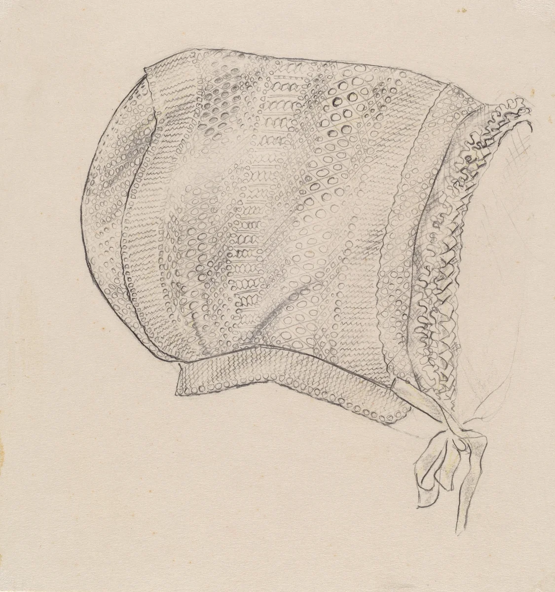 Bonnet by Melita Hofmann, index of american design, 1935-1942