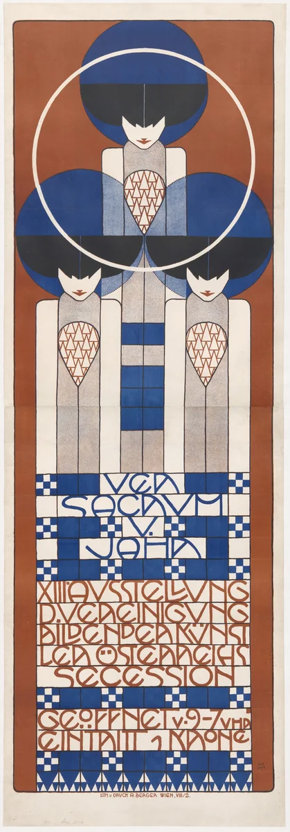 Ver Sacrum (Sacred Spring) (Poster for the Thirteenth Secession exhibition) by Koloman Moser, design, 1902