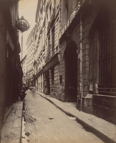 Rue Quincampoix by Eugène Atget, photograph, 1908
