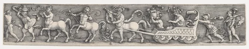 The Triumph of Bacchus by Georg Pencz, print, 1534-1544