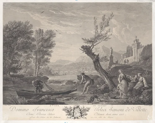 Second View of the Levant by Joseph Vernet, print, 1760