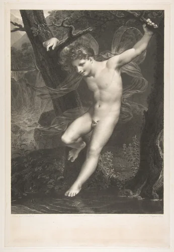Zephyr by Pierre-Paul Prud'hon, print, 1864