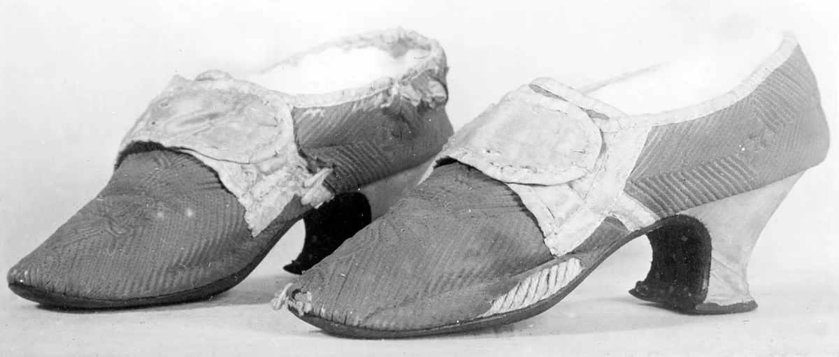 Pair of Shoes by England, textile, 1760-1789