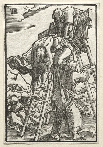 The Fall and Redemption of Man: Descent from the Cross by Albrecht Altdorfer, print, 1510-1520