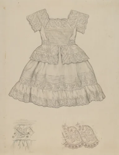 Child's Dress by Lillian Causey, index of american design, 1935-1942