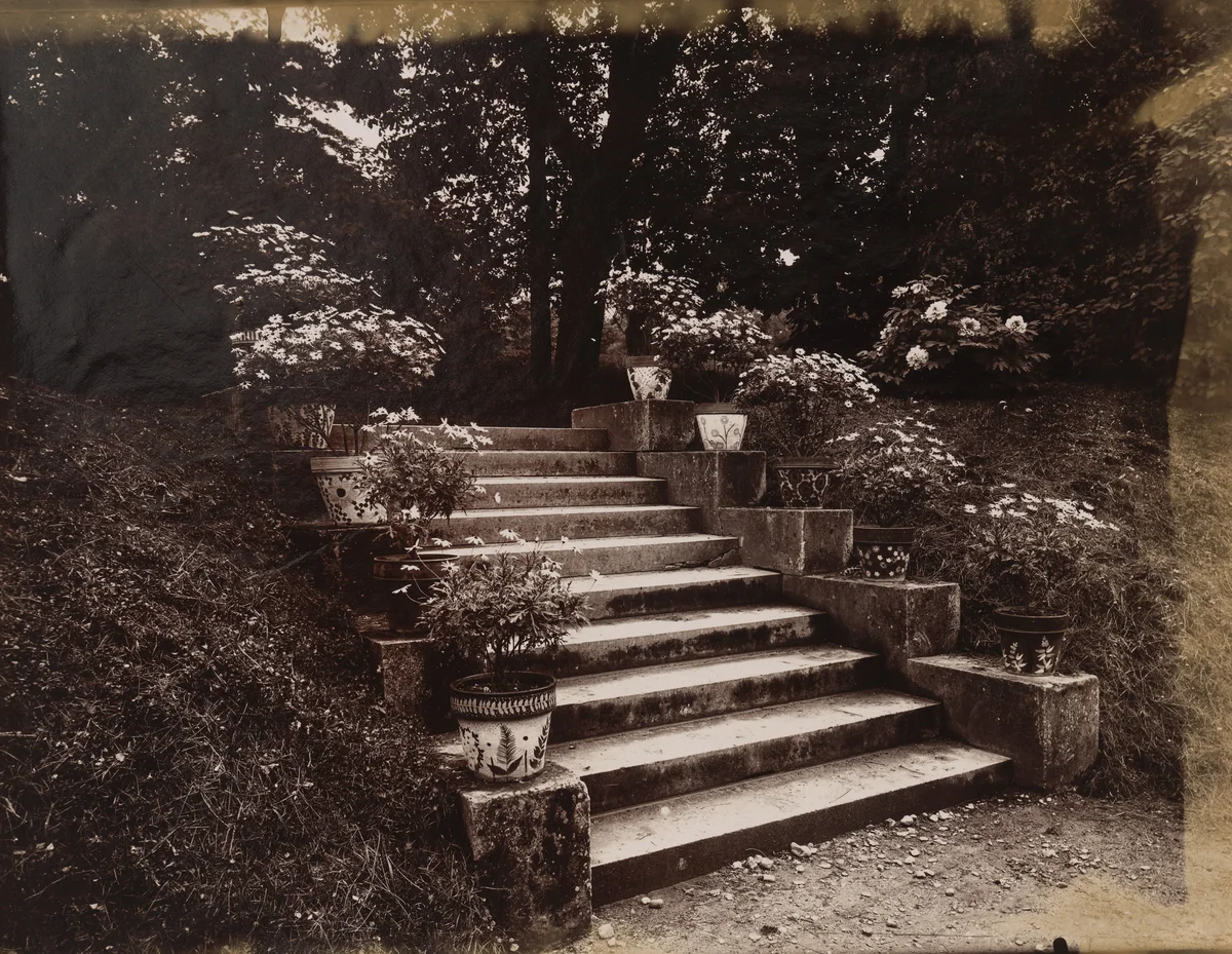 Bagatelle by Eugène Atget, photograph, 1915