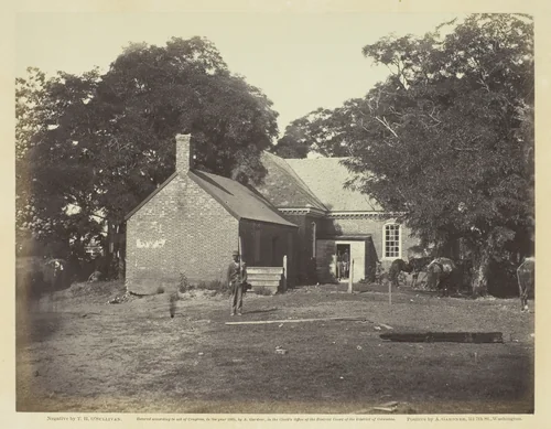 Charles City Court-House, Virginia by Timothy O'Sullivan, photograph, 1864