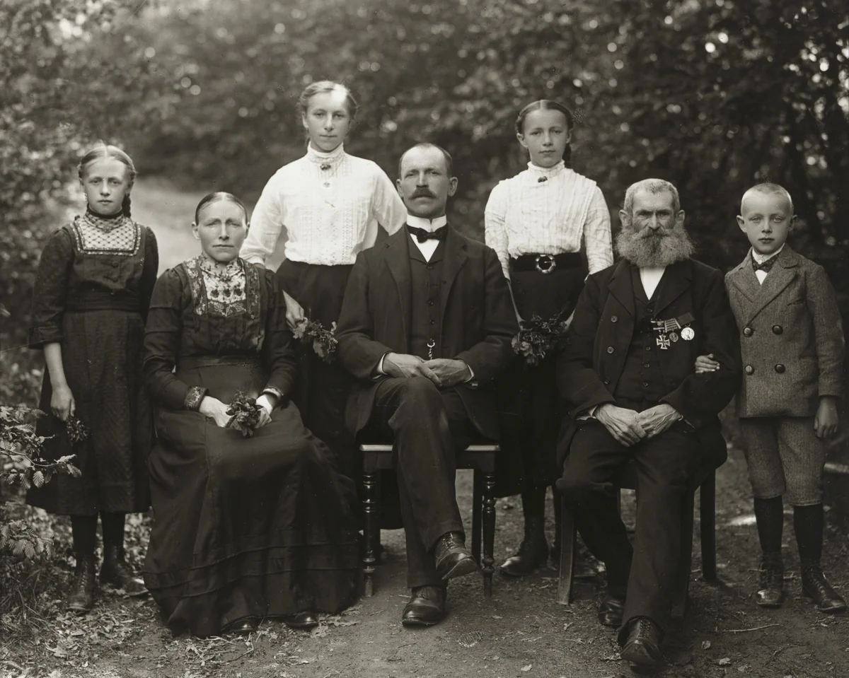 Farming Family by August Sander, photograph, 1913