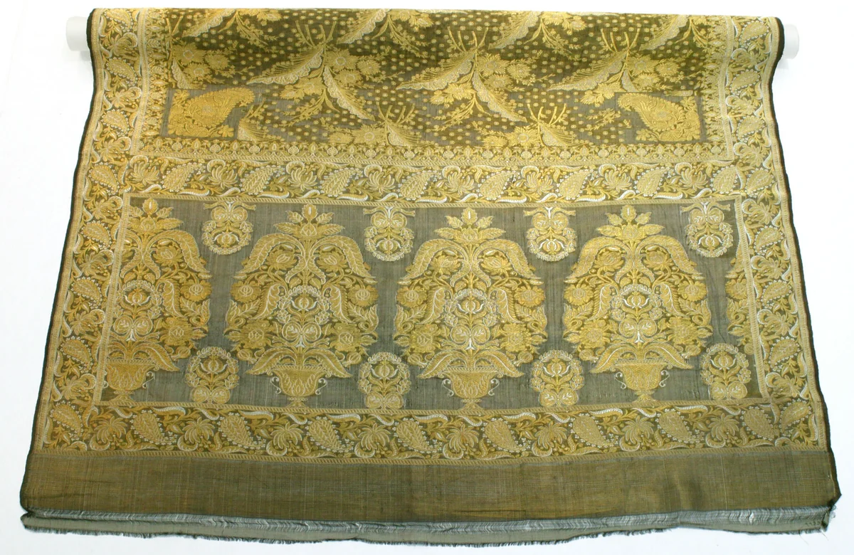 Sari by India, textile, 1801-1900