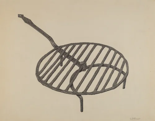 Gridiron by Salvatore Borrazzo, index of american design, 1939