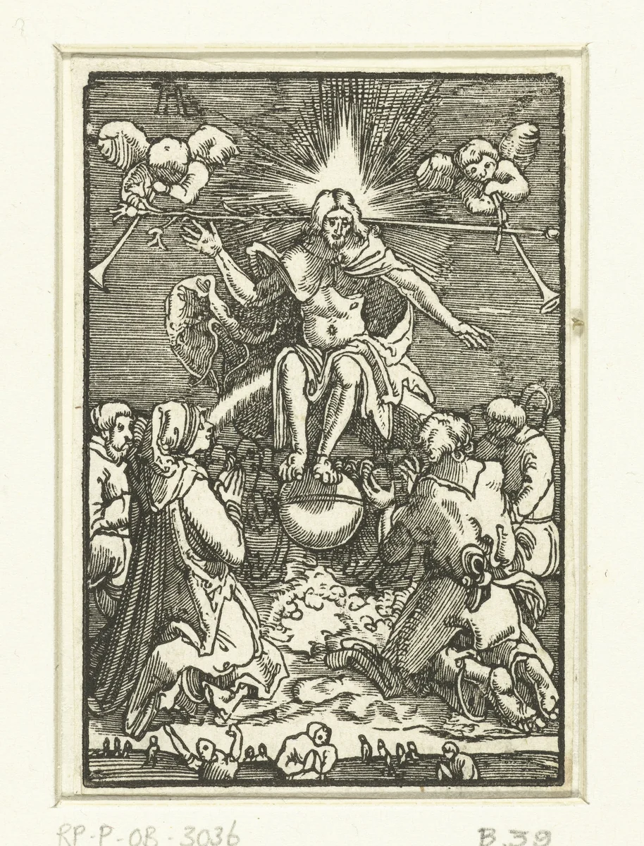 Laatste Oordeel by Unknown, print, 1506-1538