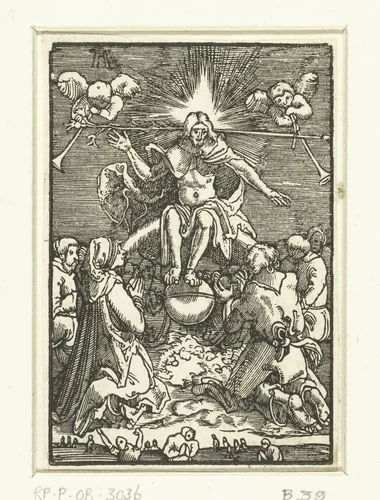 Laatste Oordeel by Unknown, print, 1506-1538