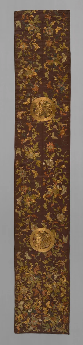 Mizuhiki (Temple Banner) by Japan, textile, 1668-1703