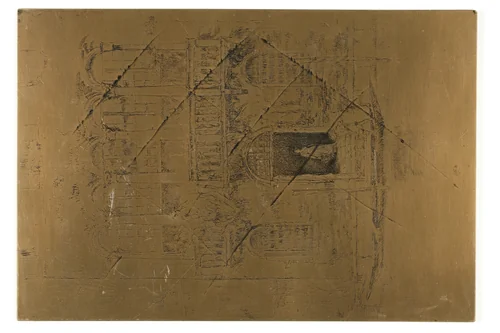 The Balcony by James McNeill Whistler, metalwork, 1879-1880
