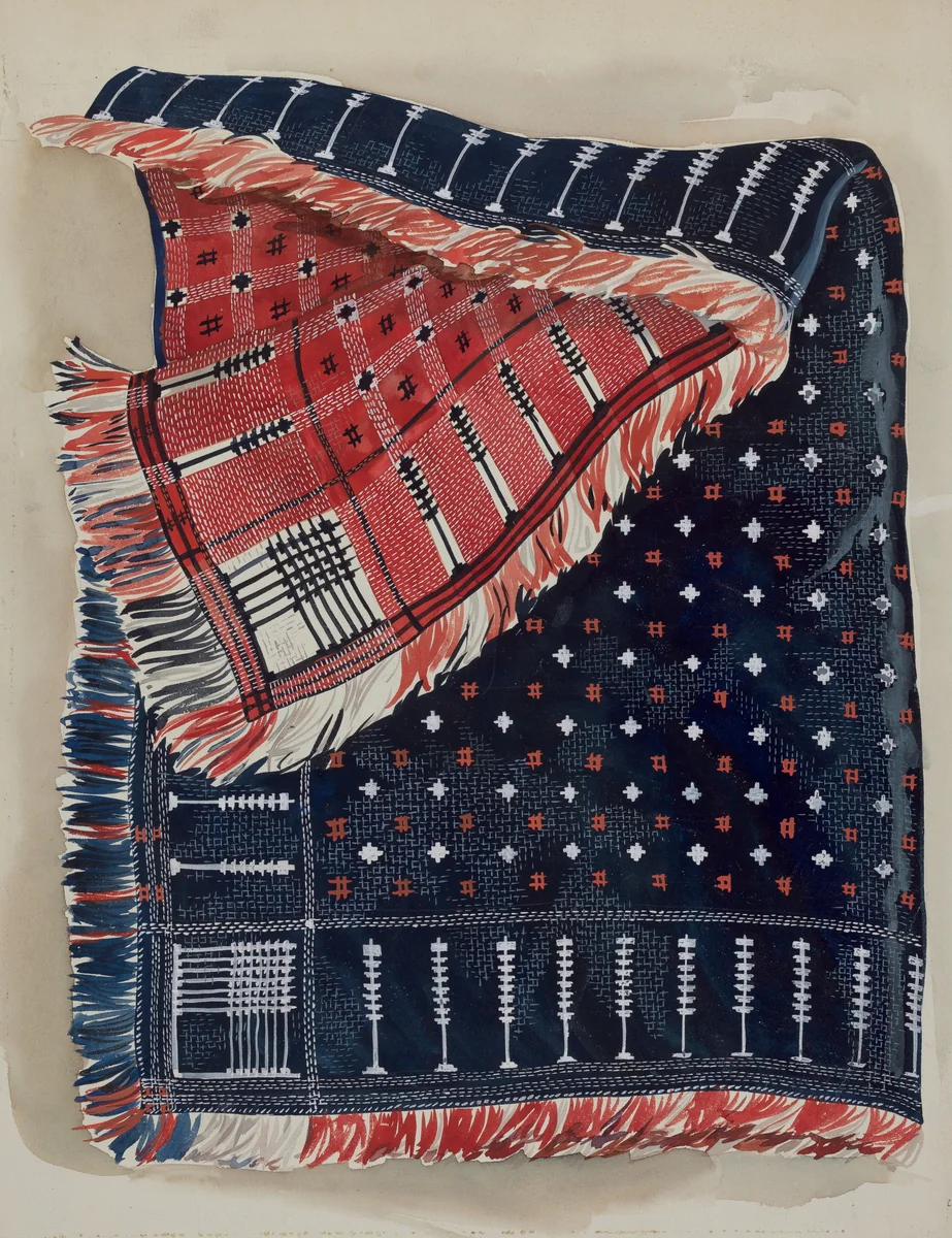 Quilt by Lillian Causey, index of american design, 1937