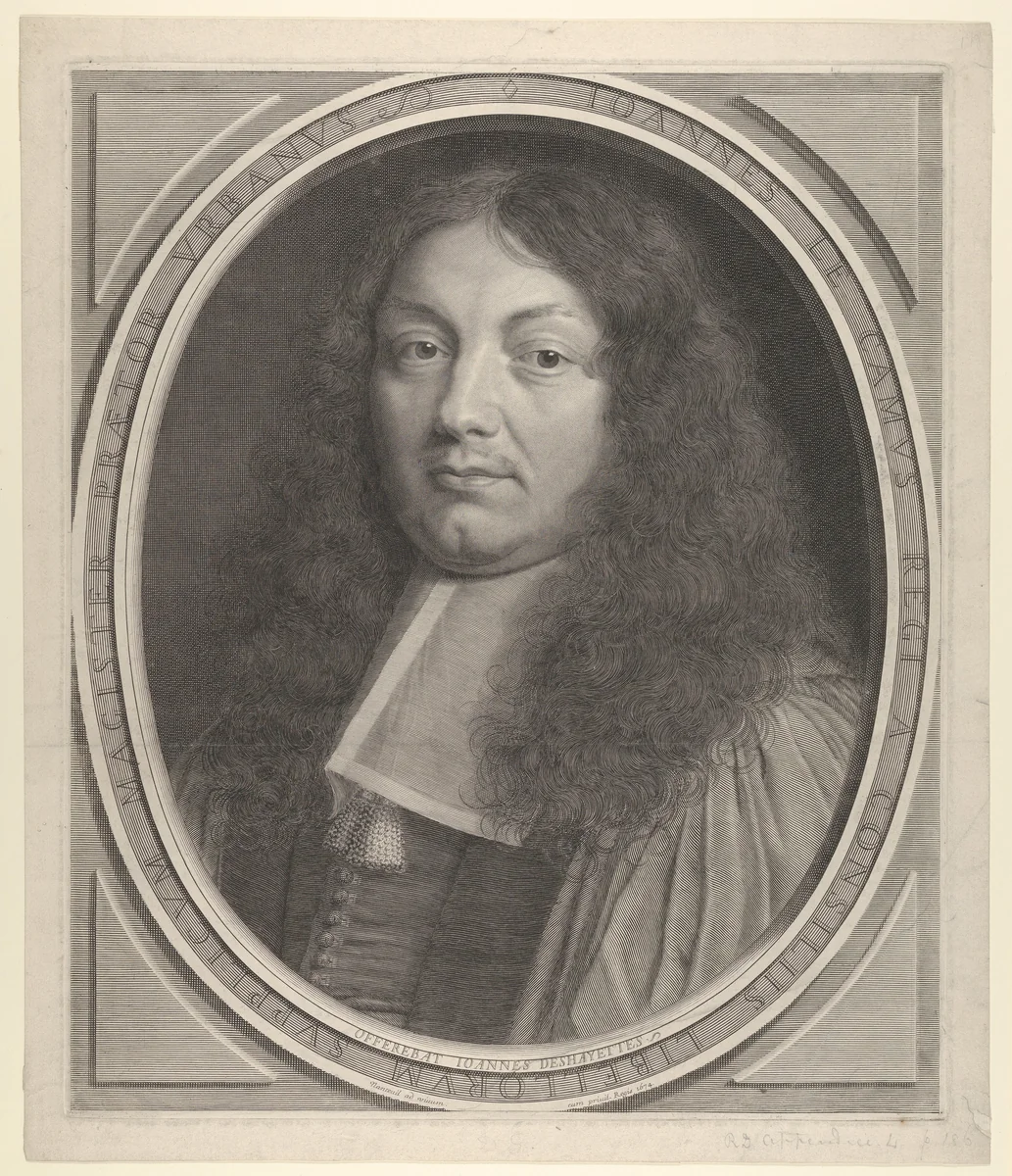 Jean Le Camus by Robert Nanteuil, print, 1674