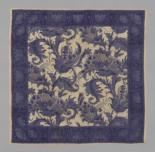 Tablecloth or Bedcover probably titled "Ragged Poppy" by John Scarratt Rigby, textile, 1902