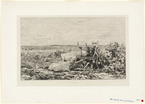 The Vintage (Souvenir of the Morvan) by Charles-François Daubigny, print, 1865