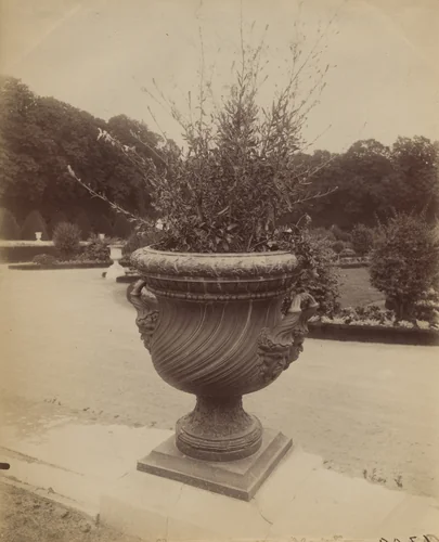 Versailles, vase par Ballin by Eugène Atget, photograph, 1902