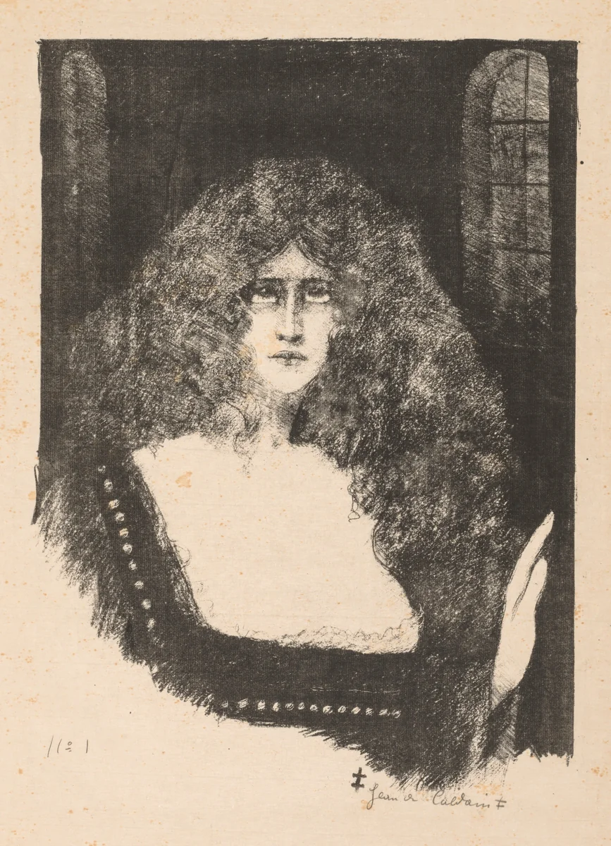 L'Emoi, No. 1 by Jean de Caldain, print, 1900-1927