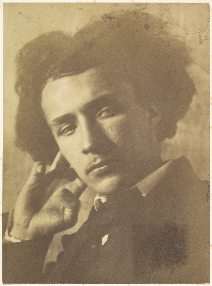 Charles Delahaye by Charles Marville, photograph, 1852-1853