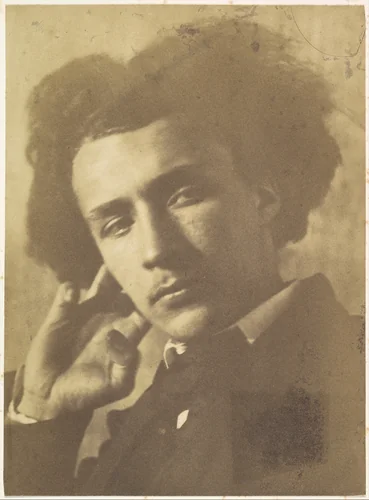 Charles Delahaye by Charles Marville, photograph, 1852-1853