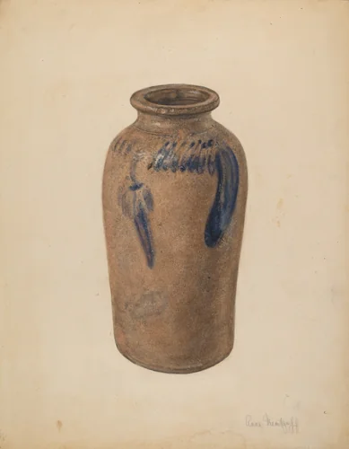 Vase by Anne Nemtzoff, index of american design, 1939