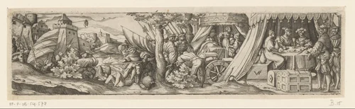 Judit en Holofernes en de belegering van Betylua by Unknown, print, 1524-1562