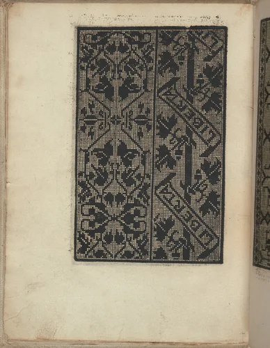 Esemplario di Lauori..., page 11 (verso) by Giovanni Andrea Vavassore, book, 1532